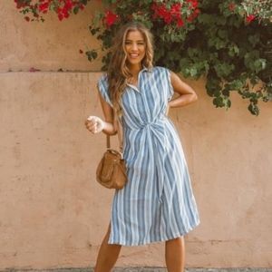 Never Worn! Vici Collection Delfino Striped Dress